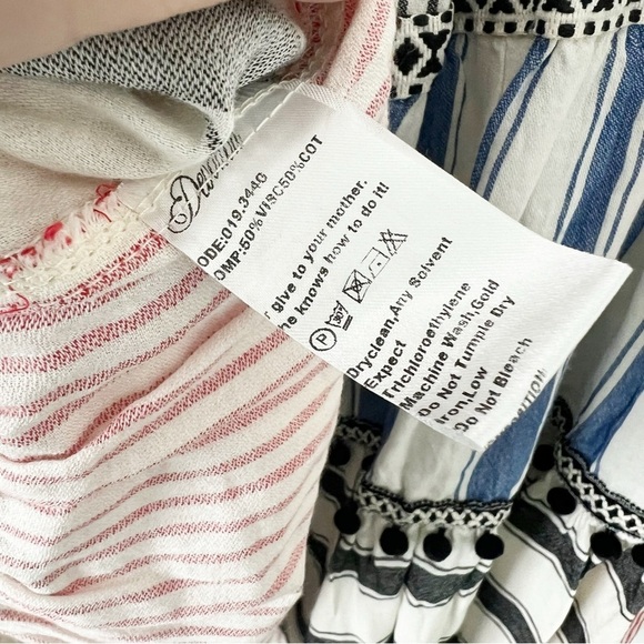 Devotion Twins Stripe Swing Dress Red Blue Greek Size XS - Picture 5 of 8